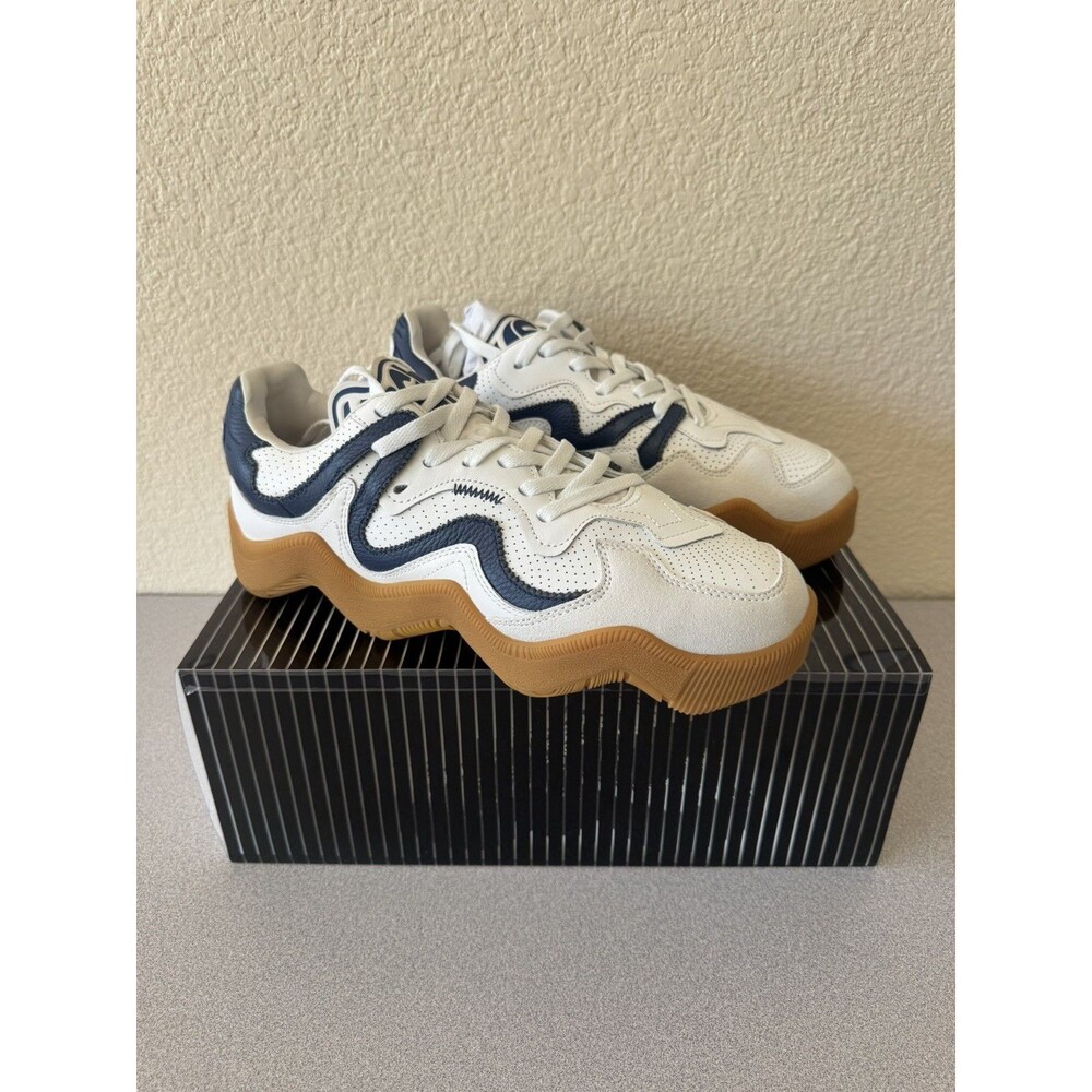 MSCHF V2.wav White Cream Navy Men’s Size 10 MSCHF015 New In Box